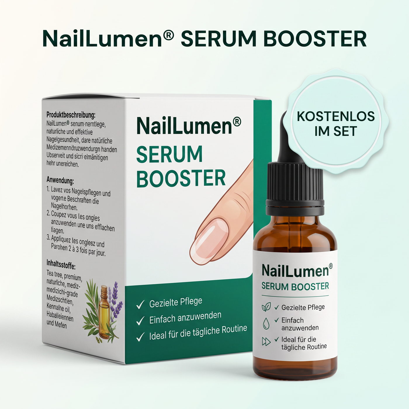 NailLumen Serum Booster mit Verpackung